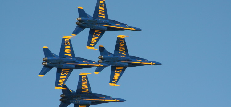 The Blue Angels: Viewing Them by Boat